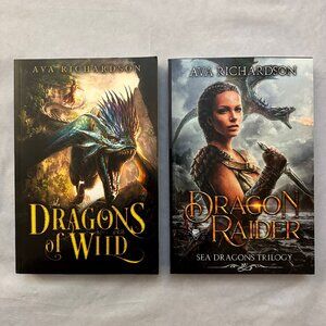 2 Ava Richardson Books / Dragons of Wild and Dragon Raider / Trade Paperbacks